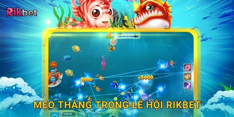 Lễ hội bắn cá – Không khí sôi động ngập thưởng tại Rikbet 3 Mẹo thắng trong lễ hội Rikbet